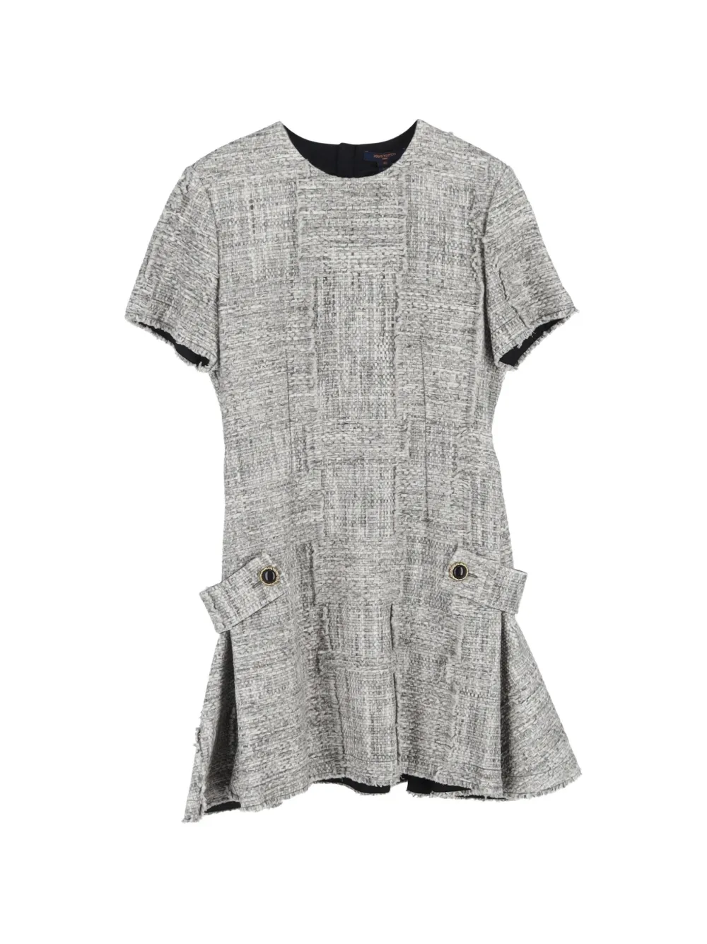 Louis Vuitton Pre-Owned crewneck mini dress - Grigio