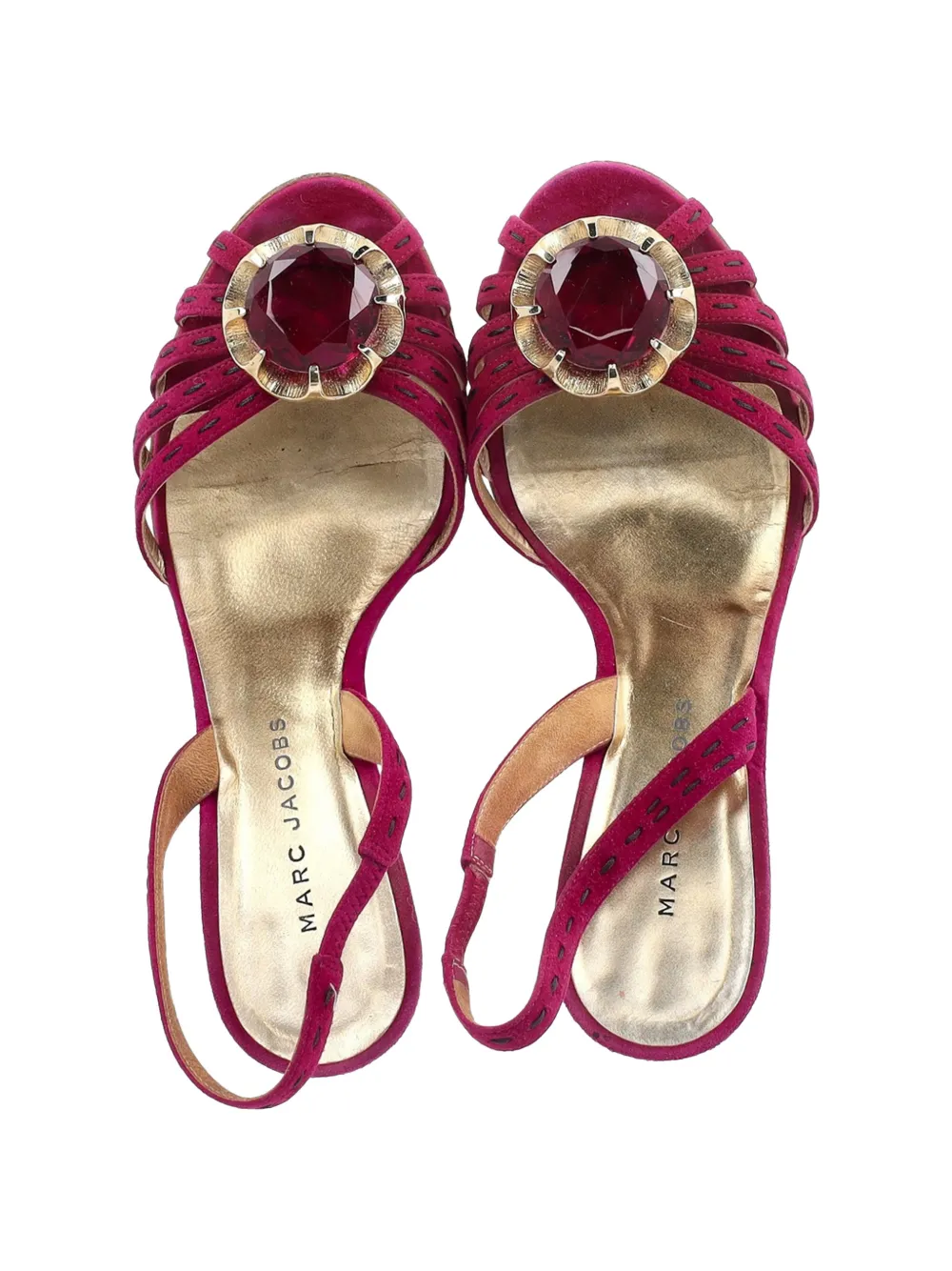 Suede Slingback Sandals