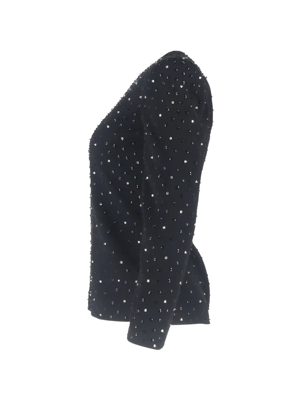 Embellished Long-Sleeve Top