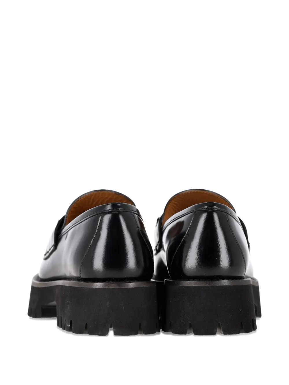 Gucci Pre-Owned Horsebit platform loafers - Zwart