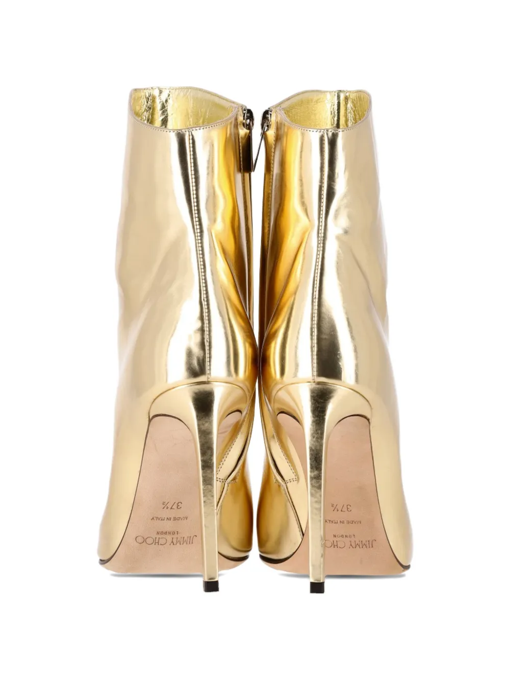 Jimmy Choo Pre-Owned Hurley pointed-toe ankle boots - Goud