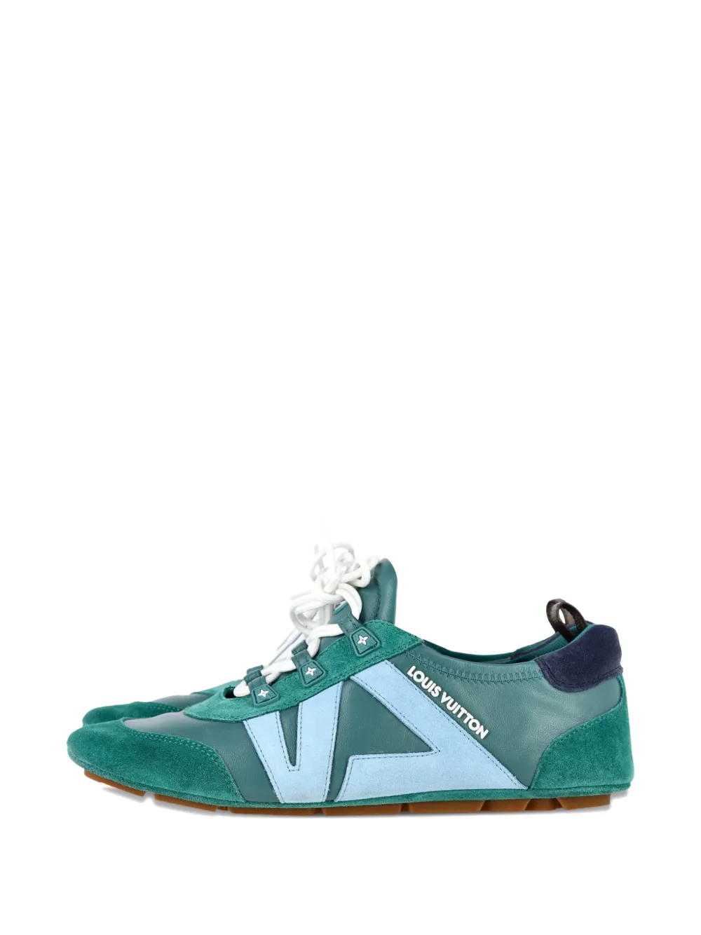 Louis Vuitton Pre-Owned Sneakerina leather trainers - Verde