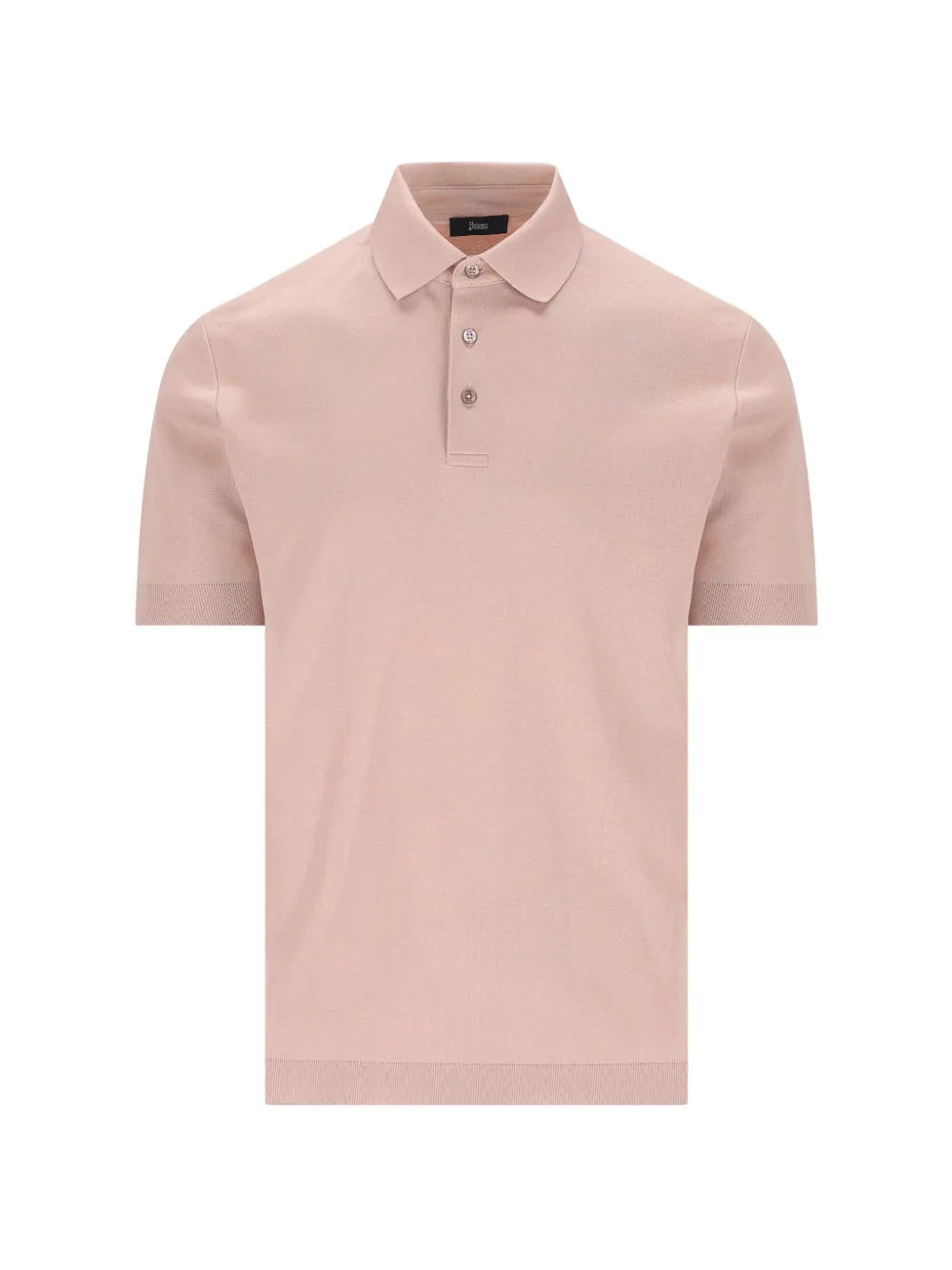 Herno buttoned polo shirt - Rosa