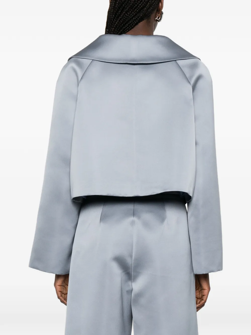 Wide-Sleeve Cropped Jacket