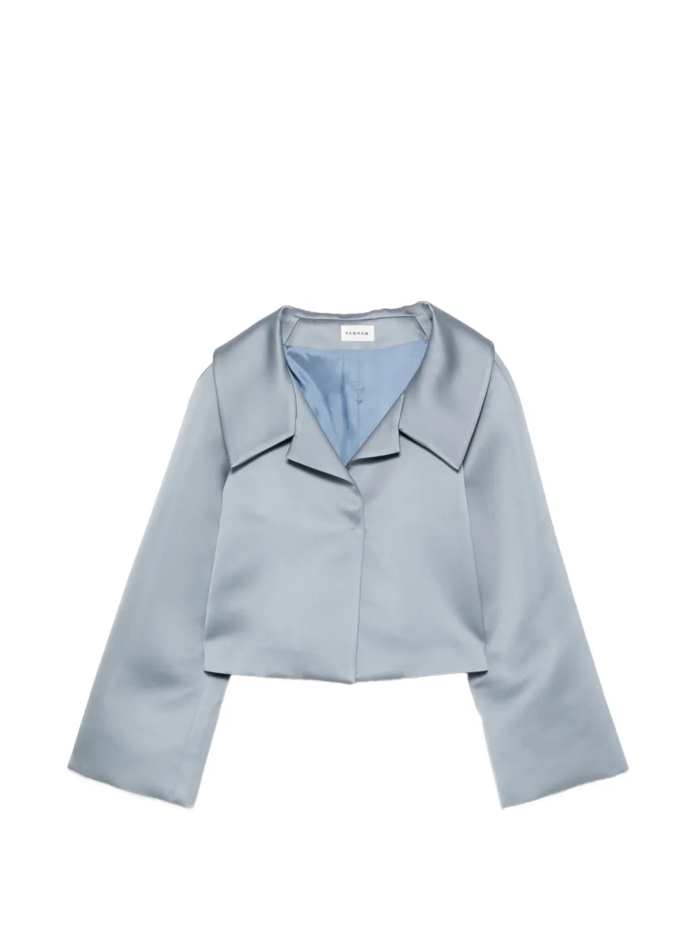 P.A.R.O.S.H. wide-sleeve cropped jacket - Blu