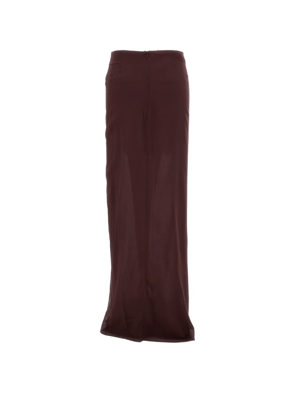 THE ANDAMANE Phoebe wrap midi skirt - Bruin