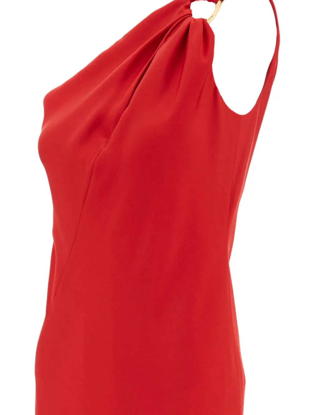 Max Mara Asymmetrische midi-jurk Rood