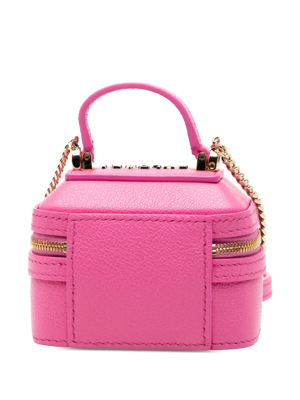 Bvlgari Pre-Owned 2010-2025 Mini Leather Serpenti Forever Vanity Bag satchel - Rosa