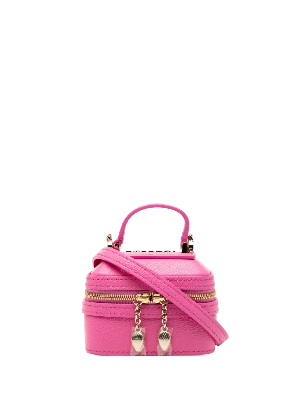 Bvlgari Pre-Owned 2010-2025 Mini Leather Serpenti Forever Vanity Bag satchel - Rosa