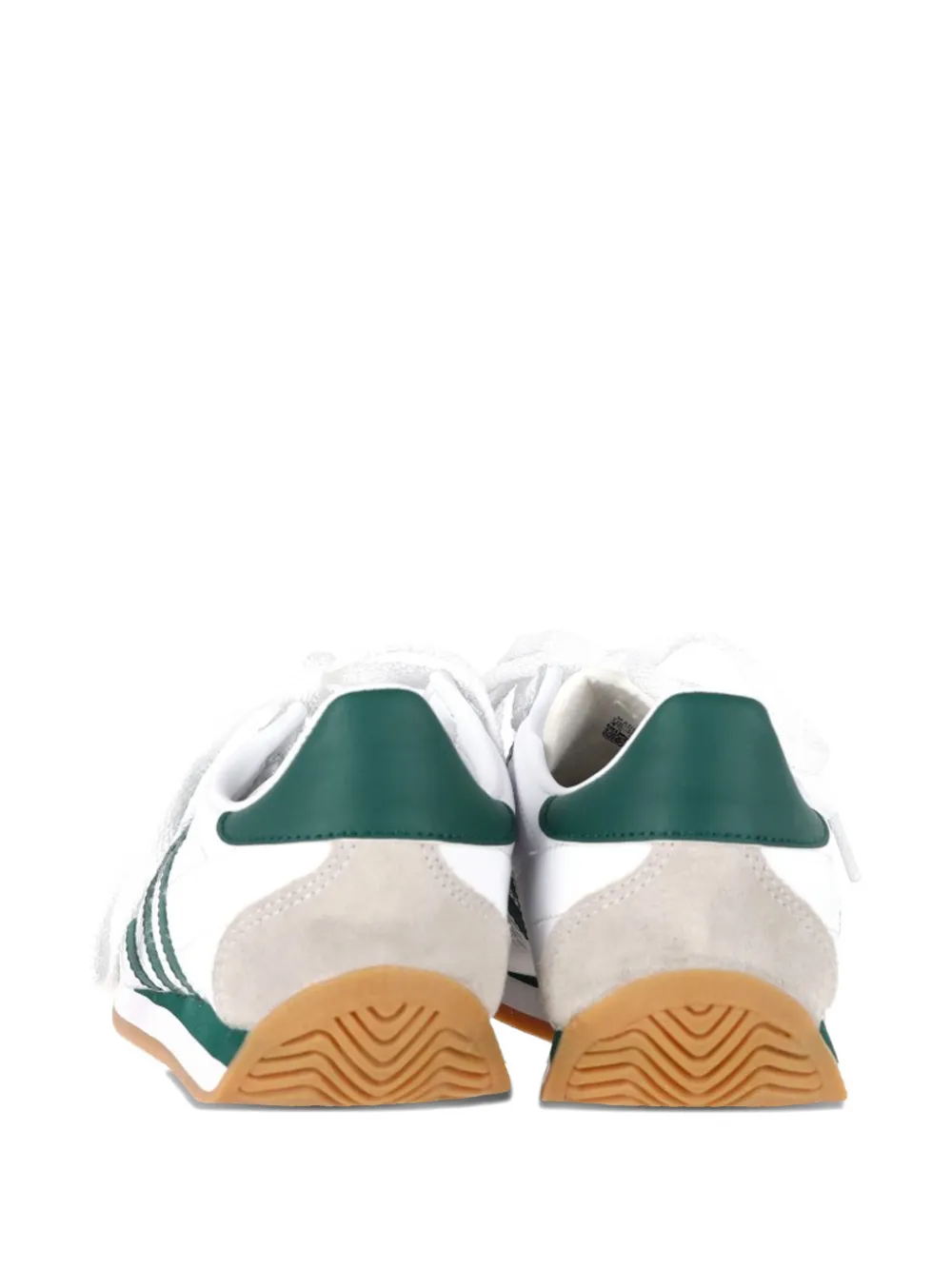 Adidas Country leather three-stripe sneakers - Wit