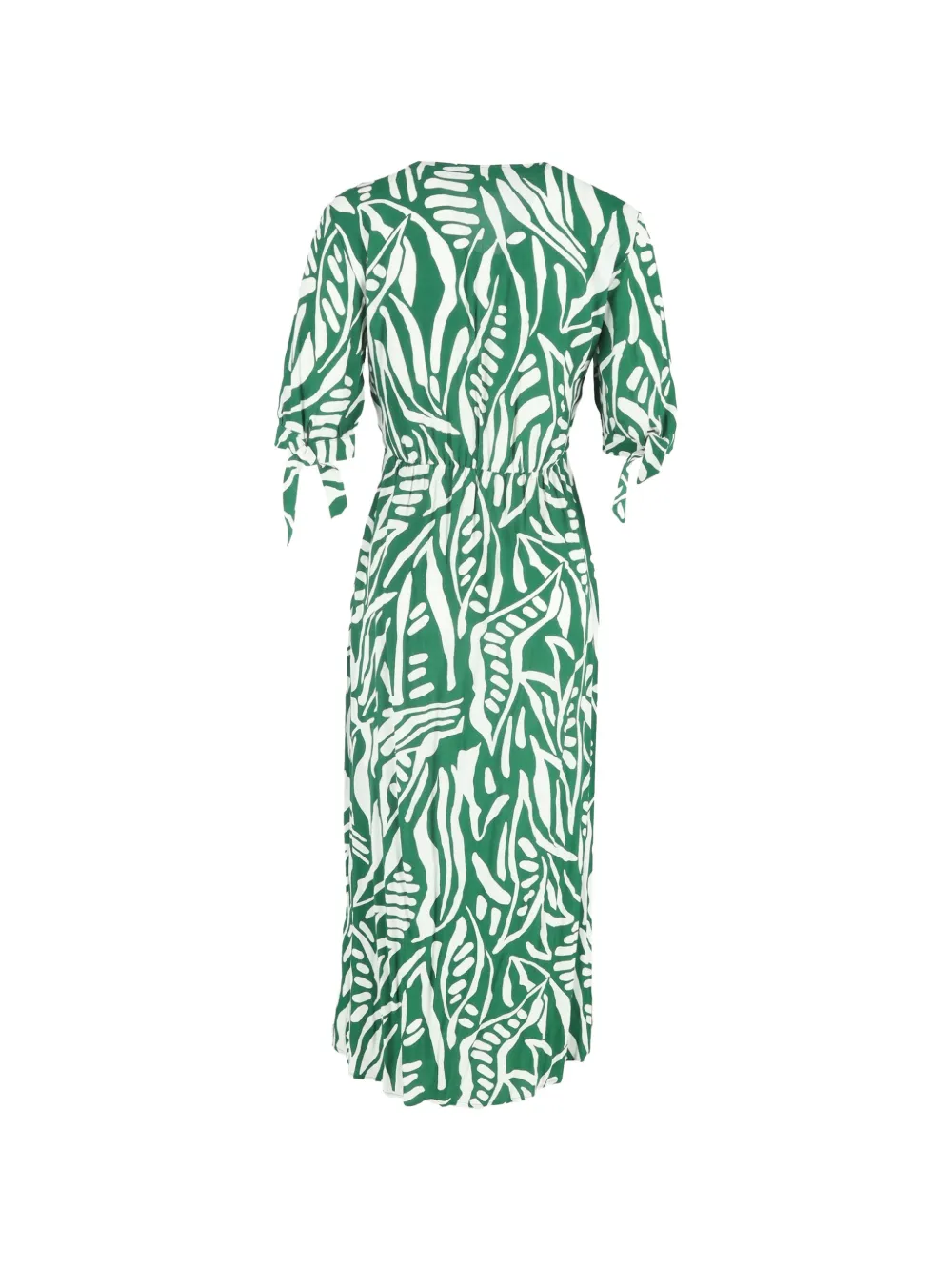 Ba&Sh botanical-print wrap dress - Groen