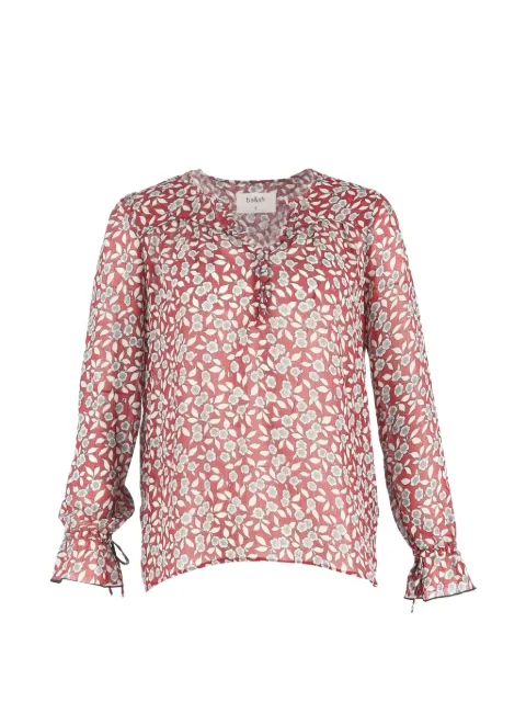 Ba&Sh Beatrix floral-print tie-cuff blouse