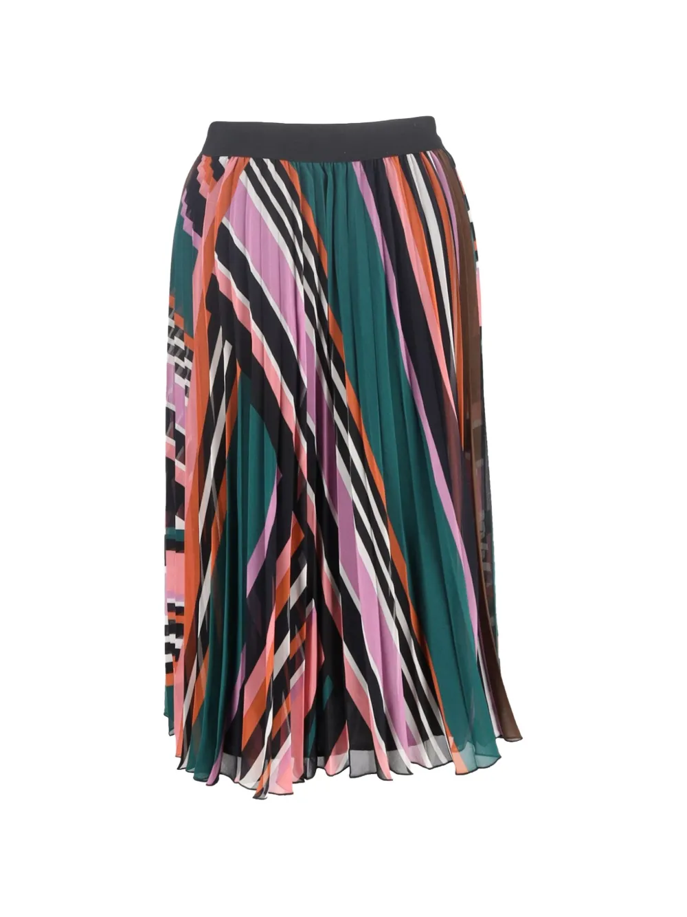 Ba&Sh printed pleated midi skirt - Roze