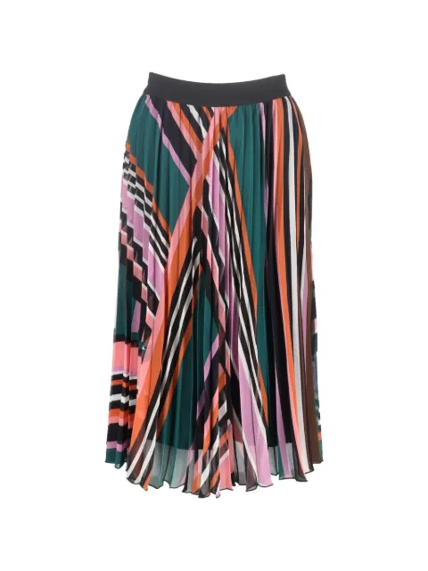 Ba&Sh printed pleated midi skirt