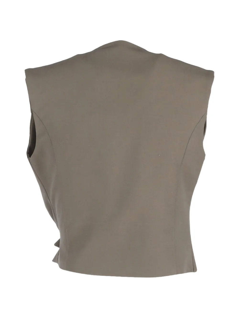 The Frankie Shop cross-button vest - Groen