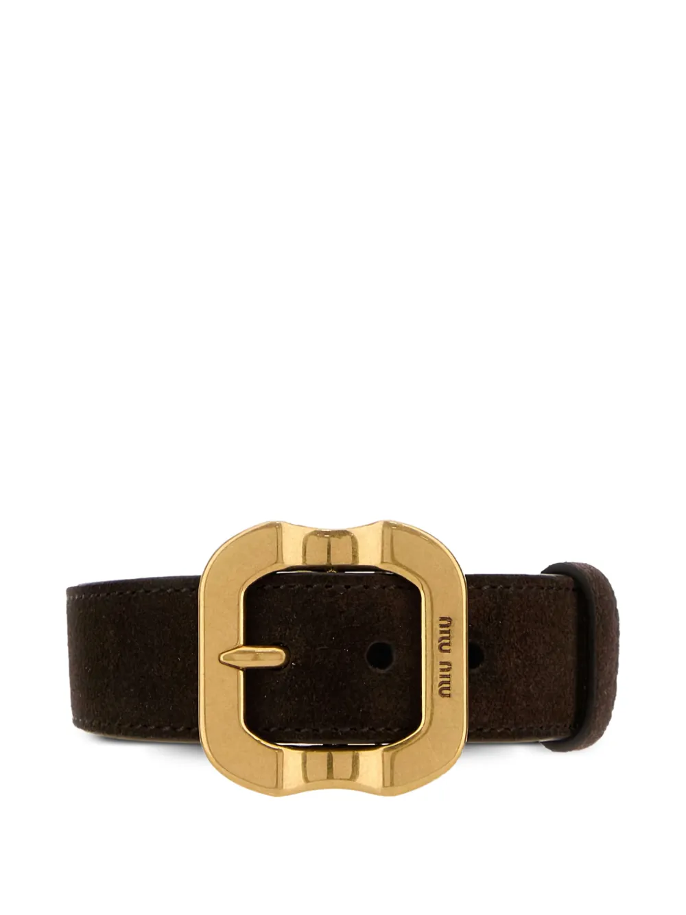 Miu Miu buckle bracelet - Marrone
