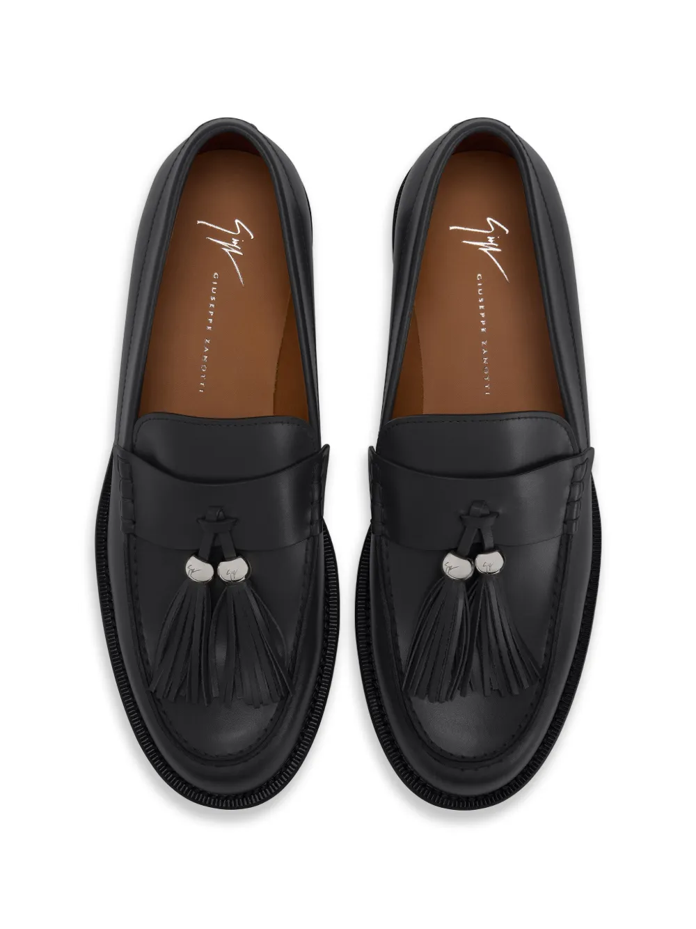 Giuseppe Zanotti Gz-mit loafers met kwastjes Zwart