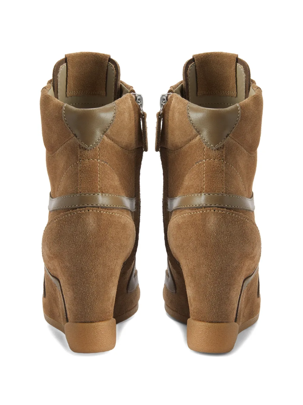 Giuseppe Zanotti Top Wedge lace-up sneakers Bruin