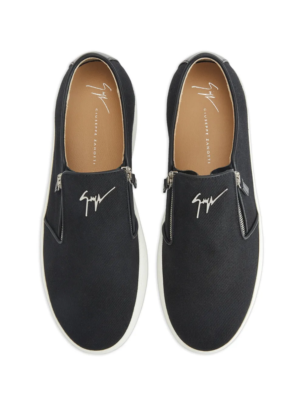 Giuseppe Zanotti Gz-Cobe sneakers met logoplakkaat Zwart