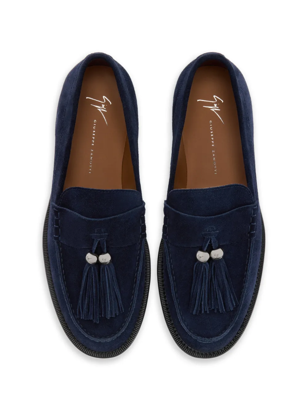 Giuseppe Zanotti Gz-mit loafers met kwastjes Blauw