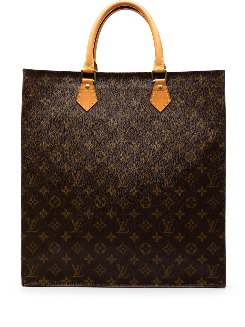Louis Vuitton Pre-Owned 2002 Monogram Sac Plat tote bag | Brown | Image 1