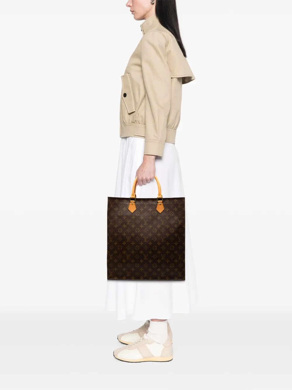 Louis Vuitton Pre-Owned 2002 Monogram Sac Plat tote bag | Pre-Owned | Image 2