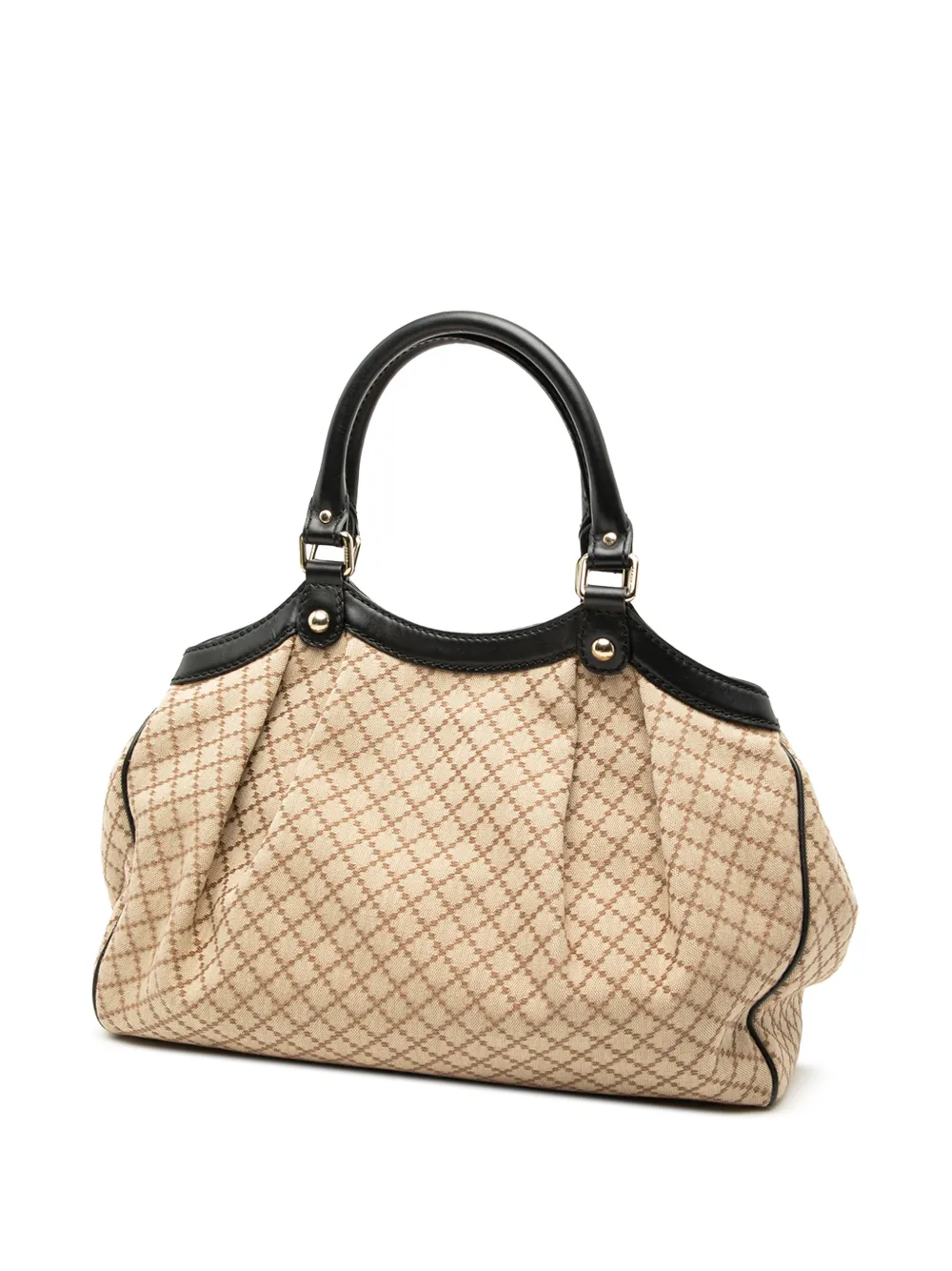 Gucci Pre-Owned 2016-2025 Medium Diamante Canvas Sukey tote bag - Marrone