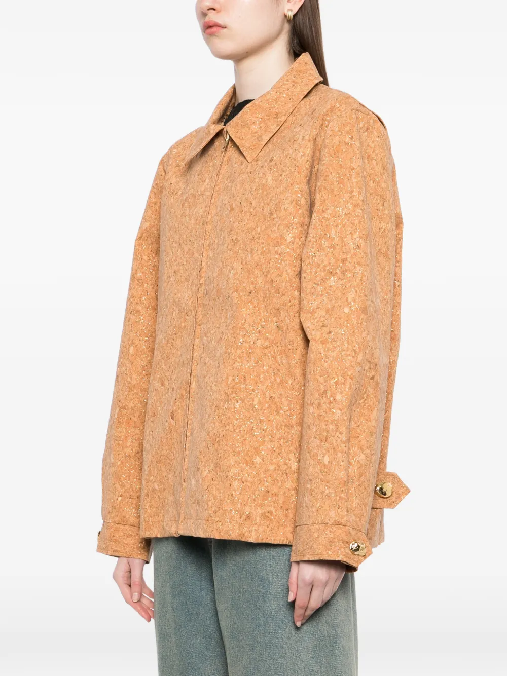  Penultimate Glittered Jacket - Brown 
