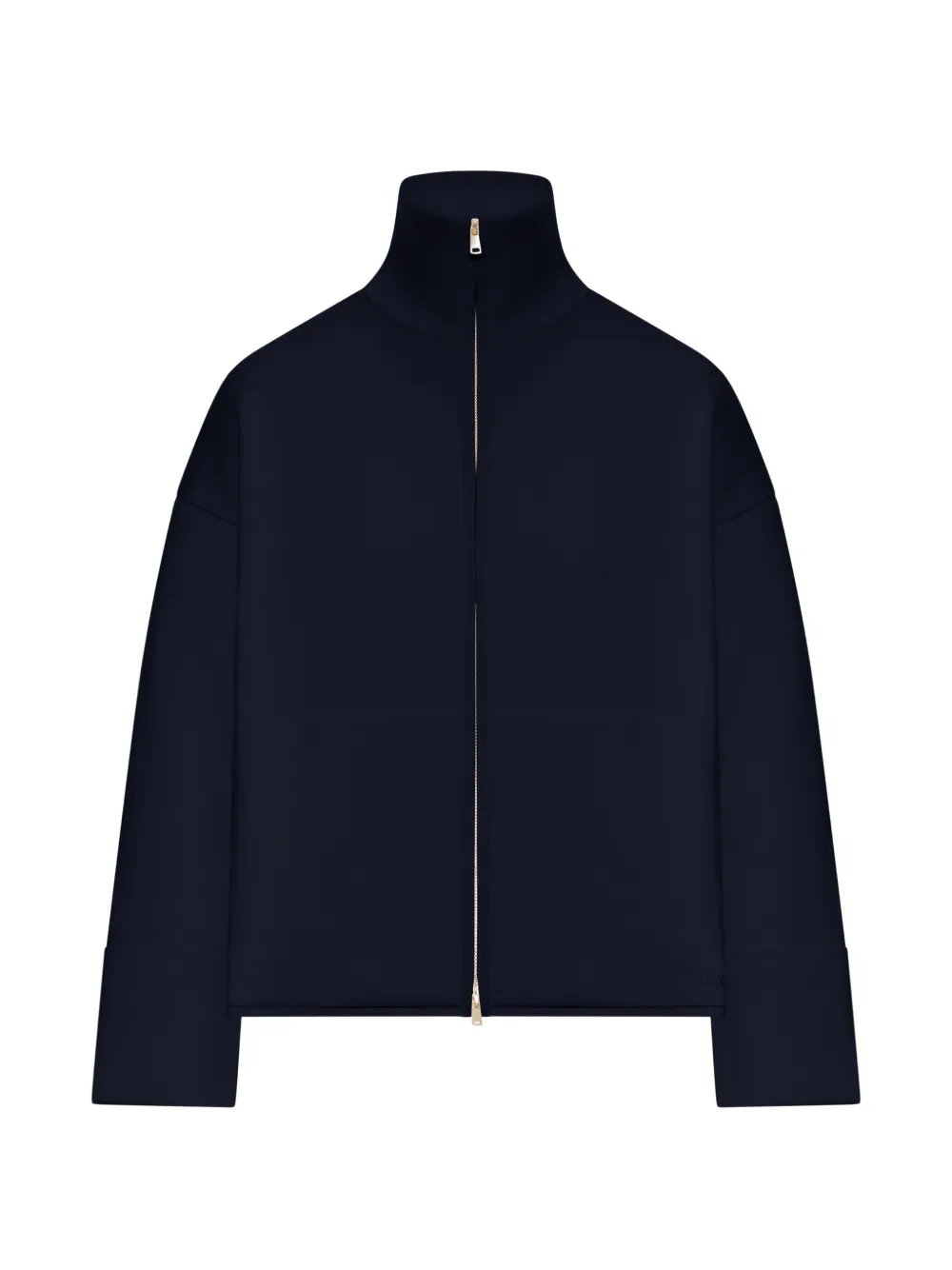 Max Mara zip mock-neck jacket - Blu