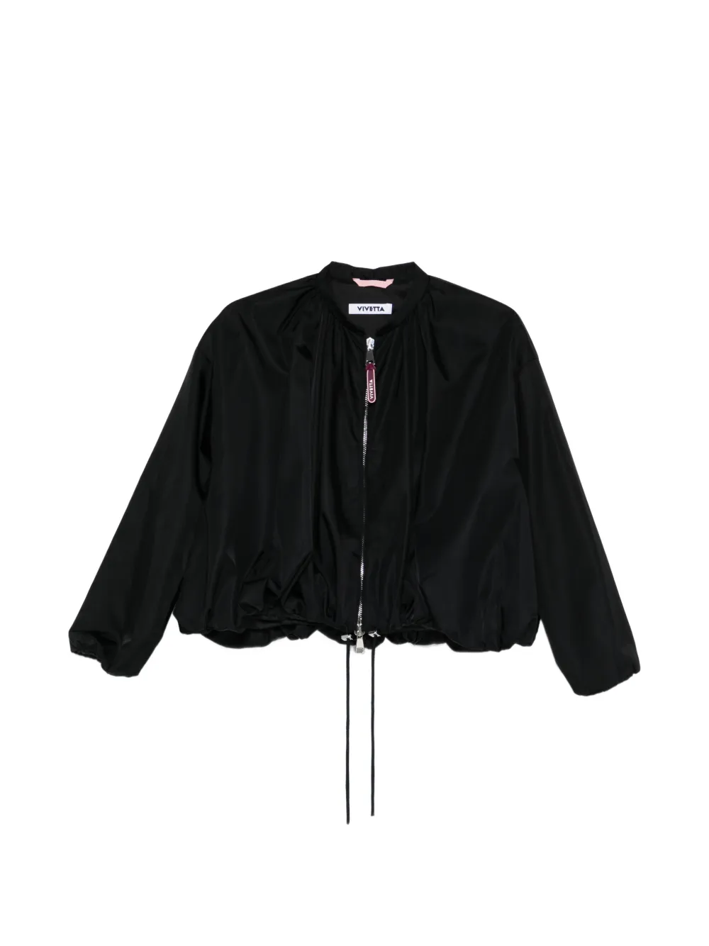 Vivetta drawstring zip jacket - Nero