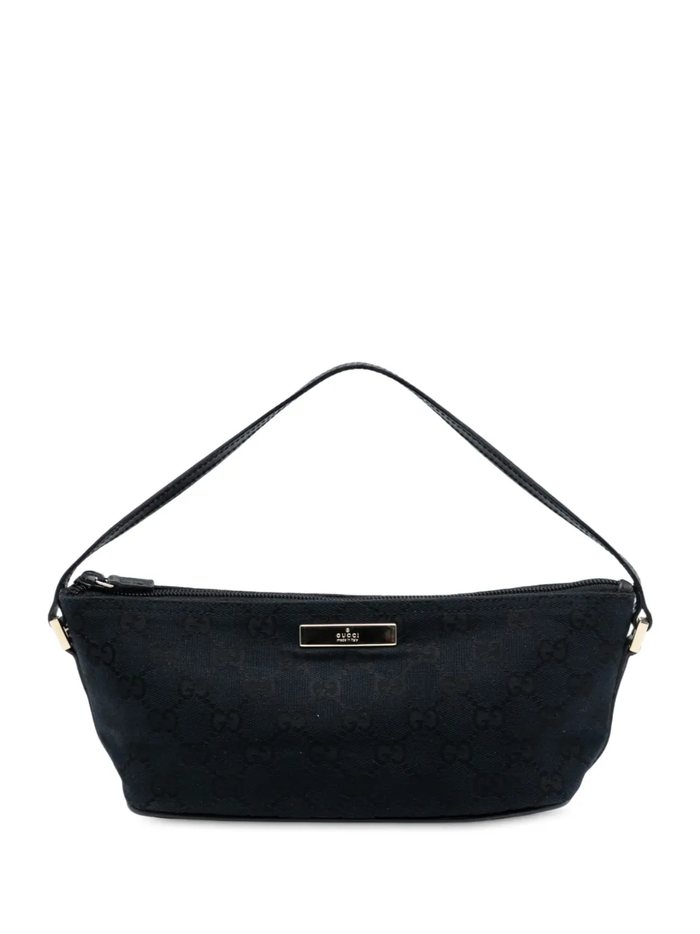 Gucci Pre-Owned 2000-2015 GG Canvas Boat shoulder bag - Nero