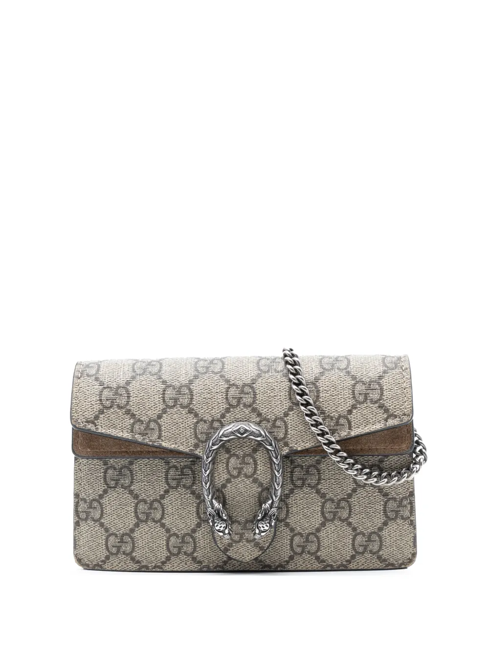 Gucci Pre-Owned 2016-2025 Mini GG Supreme Dionysus crossbody bag - Marrone