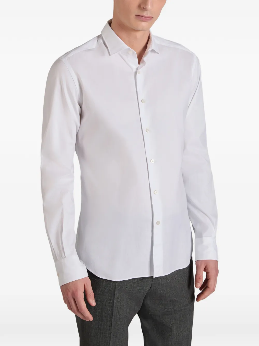  Glanshirt Oxford-weave Shirt - White 