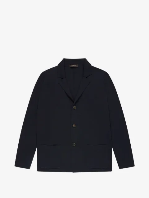Zanone blazer en crêpe de coton