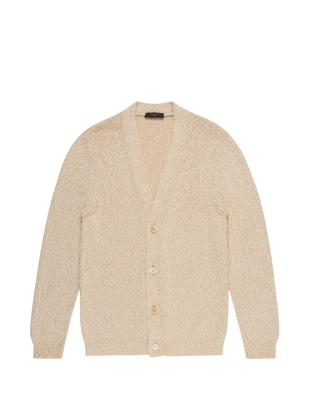 Zanone textured cotton cardigan - Toni neutri