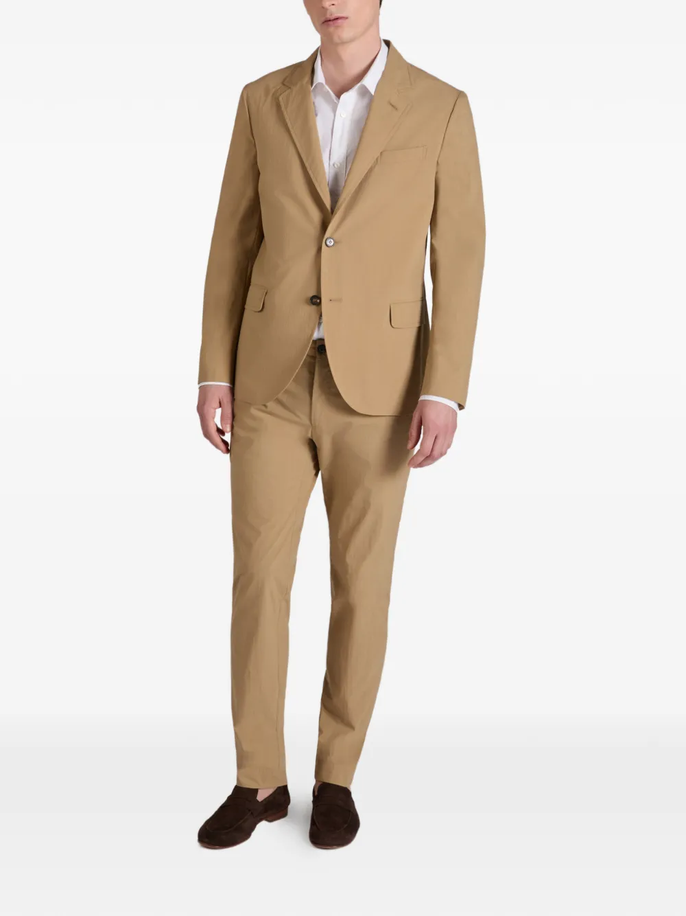 Glanshirt buttoned poplin shirt - Wit