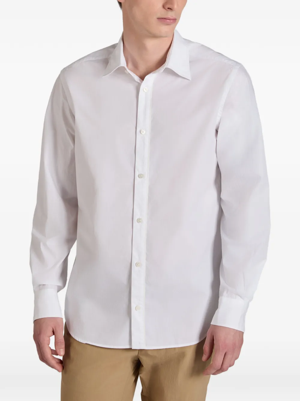  Glanshirt Buttoned Poplin Shirt - White 