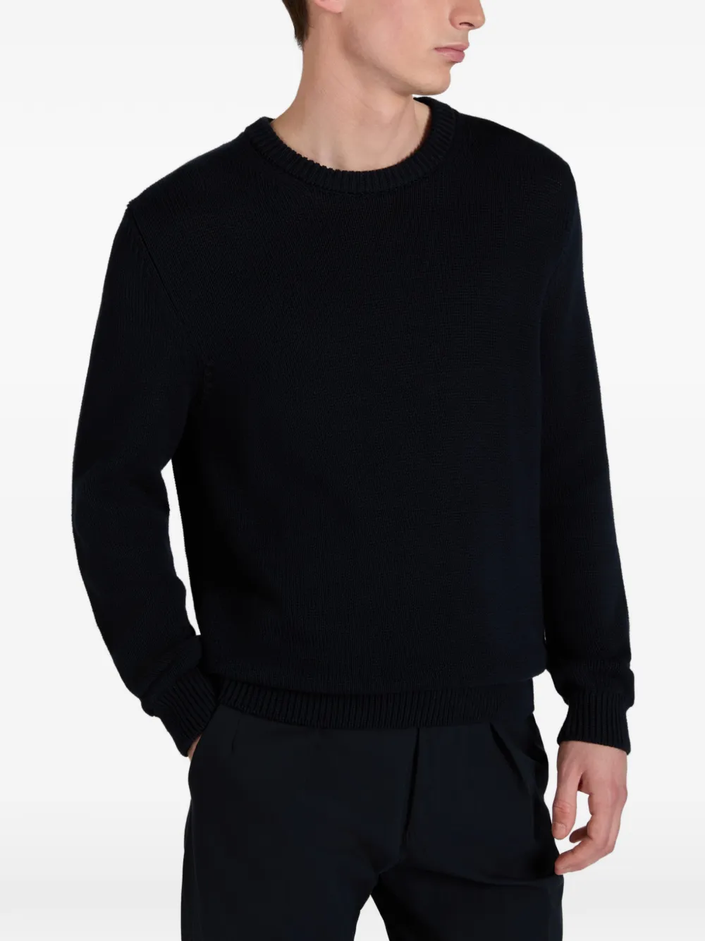  Zanone Crew-neck Sweater - Blue 