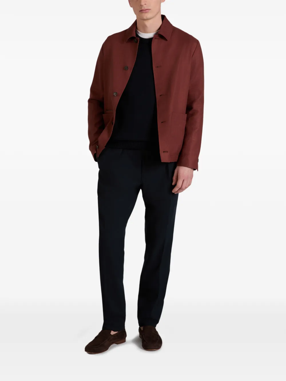 Zanone crew-neck sweater - Blauw