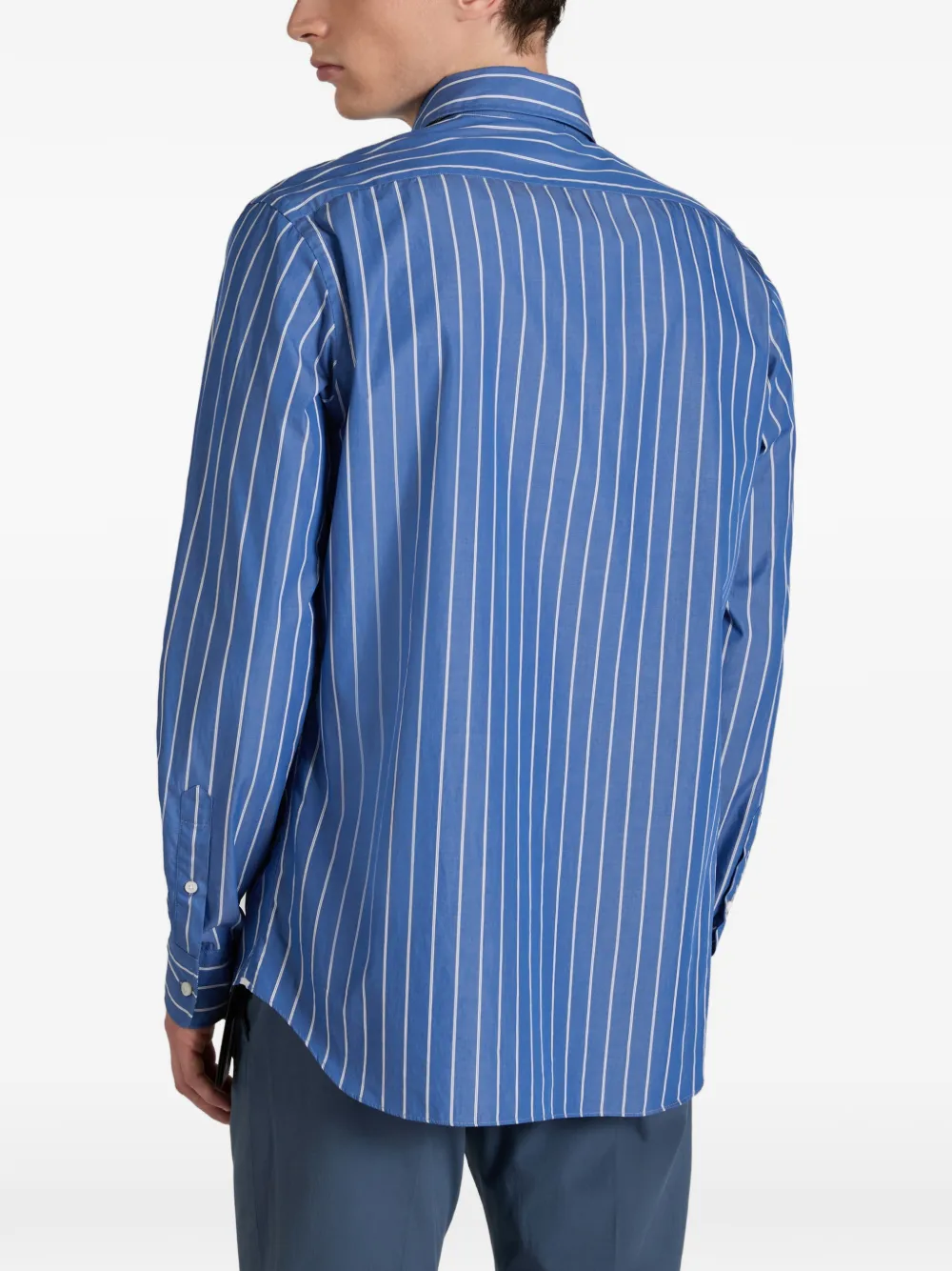 Striped Poplin Shirt