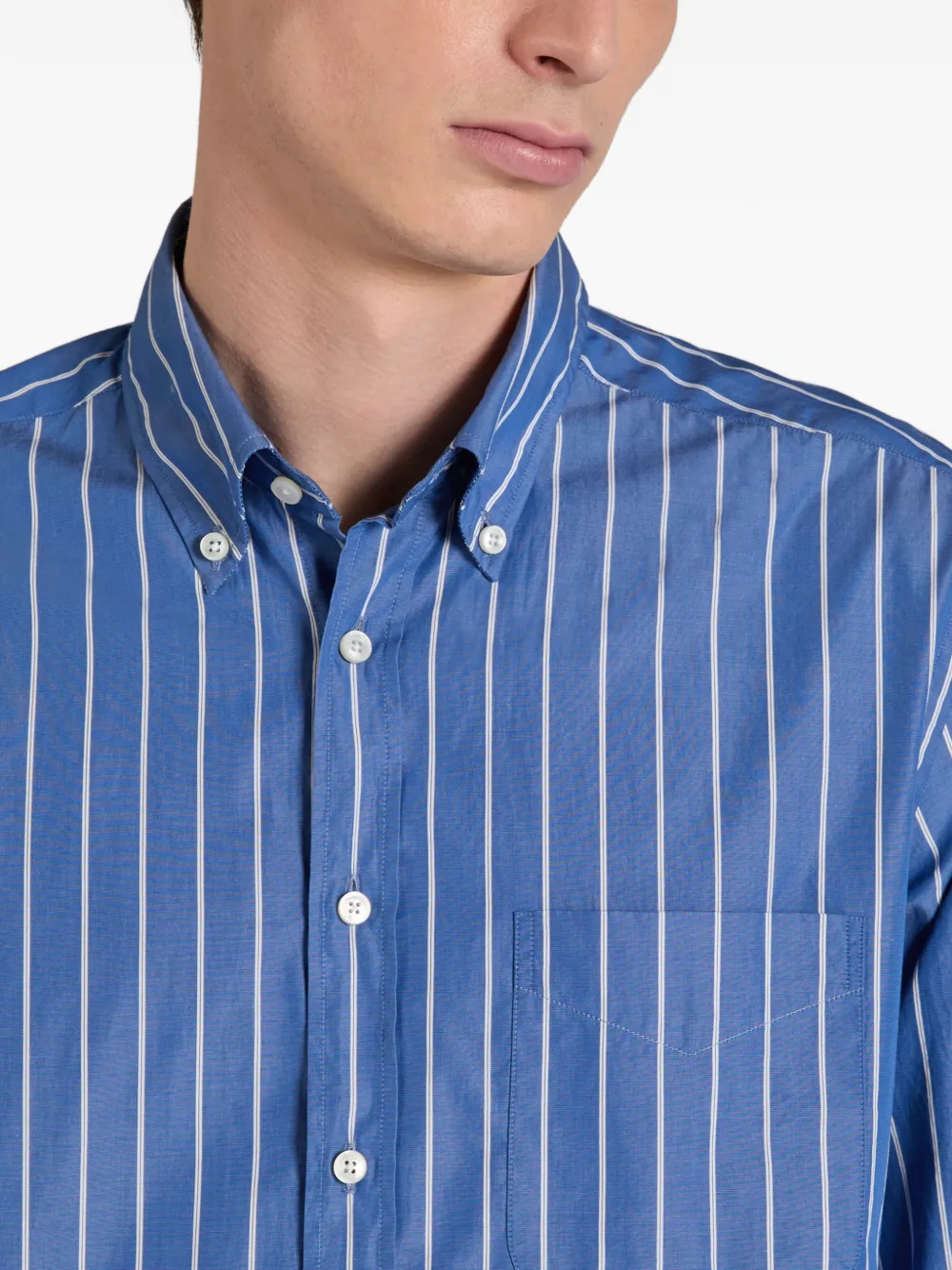 Striped Poplin Shirt