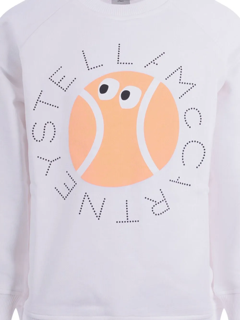 Stella McCartney Kids Trui met grafische print en lange mouwen Wit