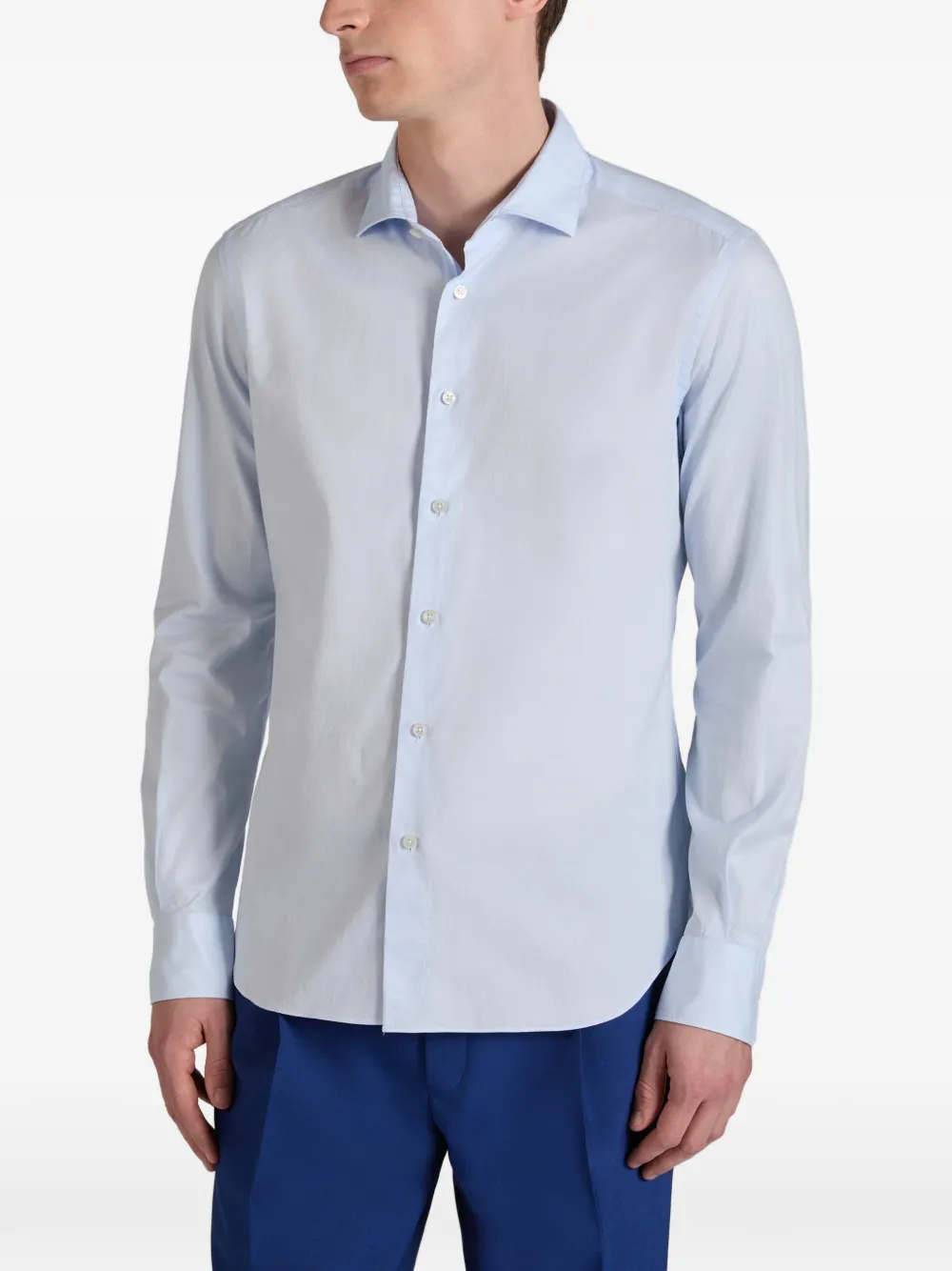slowear Oxford slim-fit overhemd Blauw