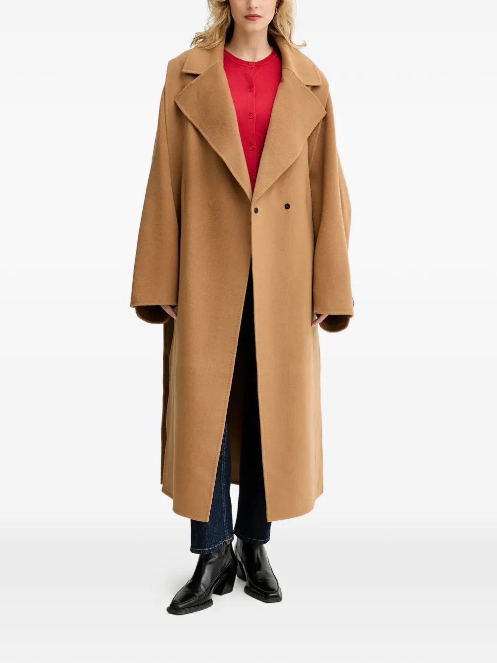  Filippa K Round-neck Cardigan - Red 