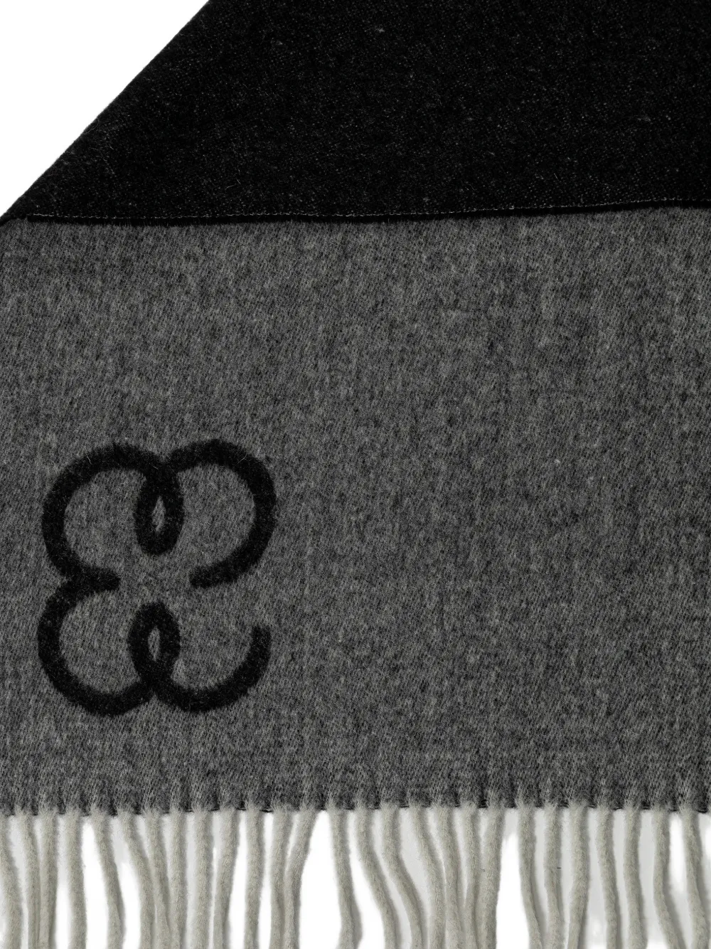 Filippa K fringe-hem scarf - Zwart