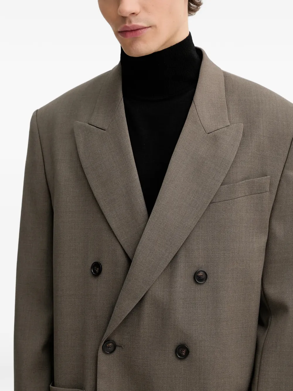 Filippa K Blazer met dubbele rij knopen Bruin