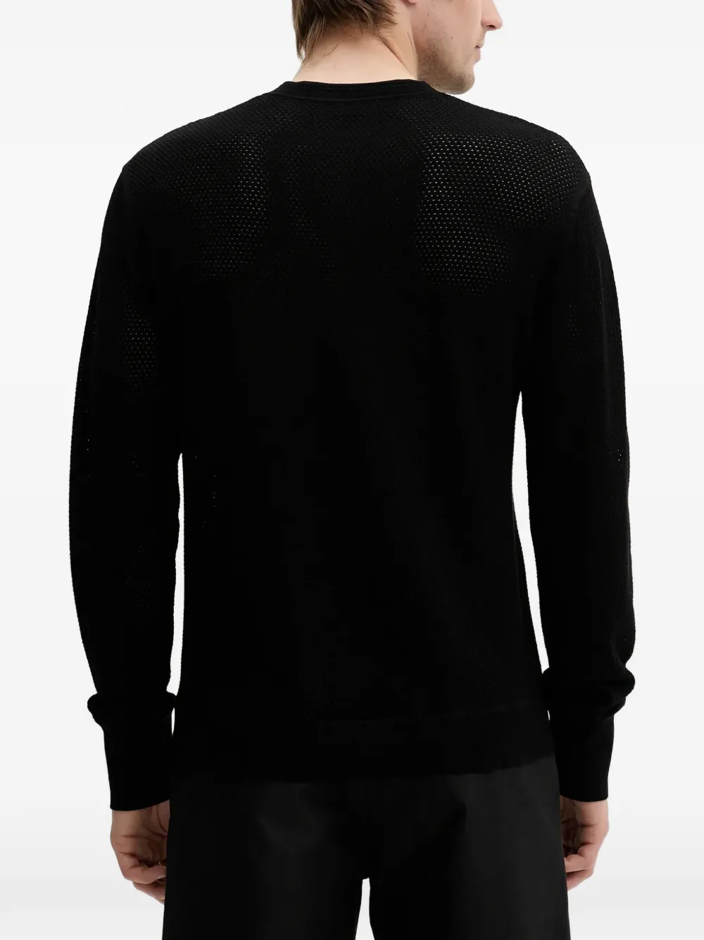 Filippa K Getextureerd T-shirt Zwart