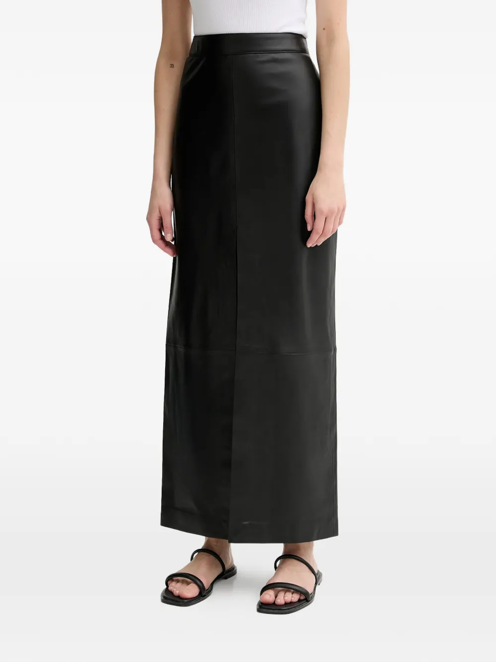 Filippa K slit-detail maxi skirt - Nero