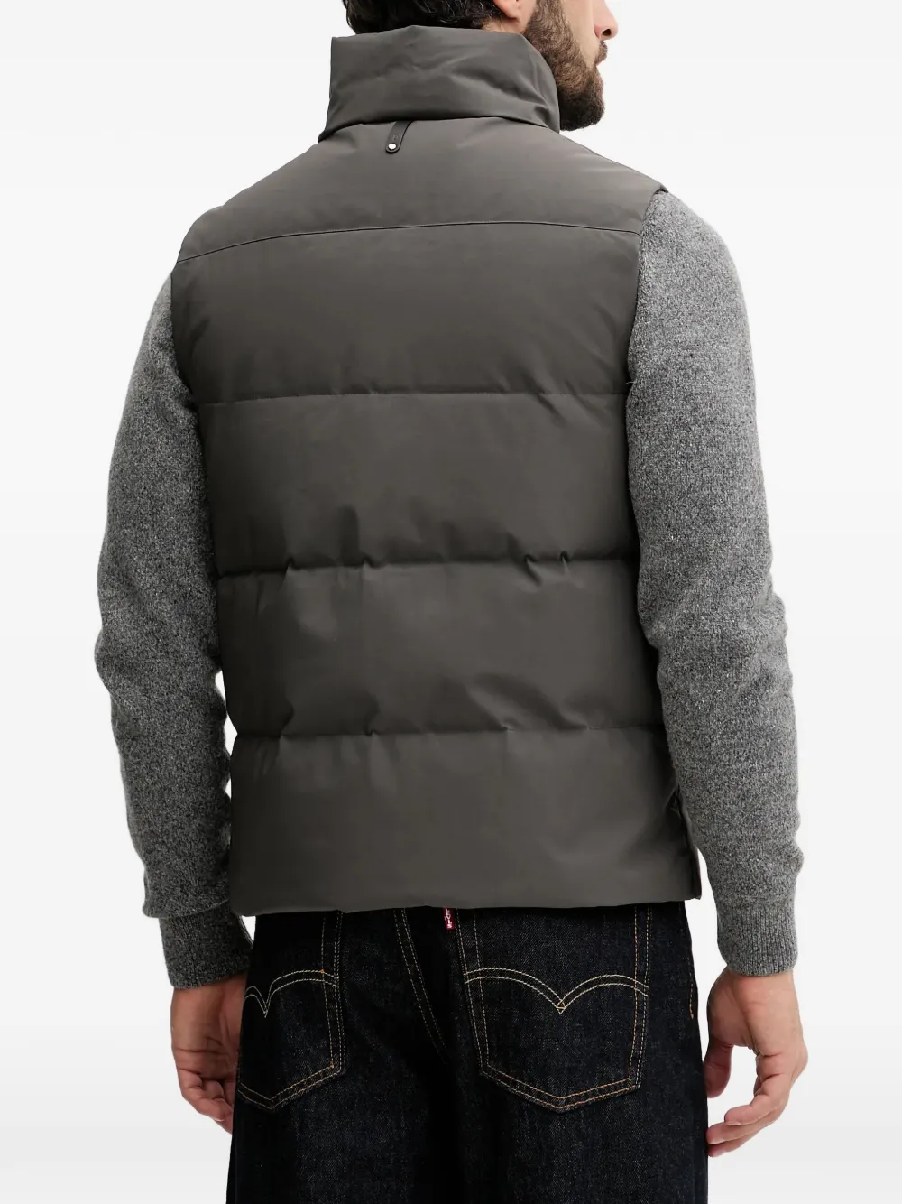  Mackage Joseph Funnel-neck Gilet - Grey 