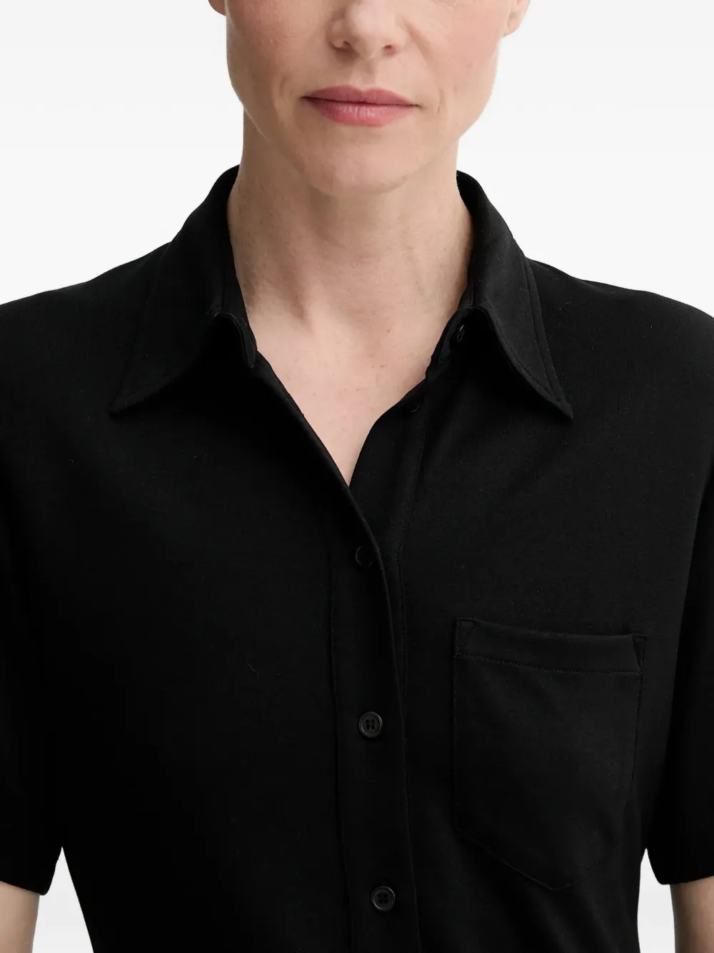Filippa K Mini-jurk met polokraag Zwart